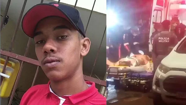 homem de boné ao lado de perícia policial