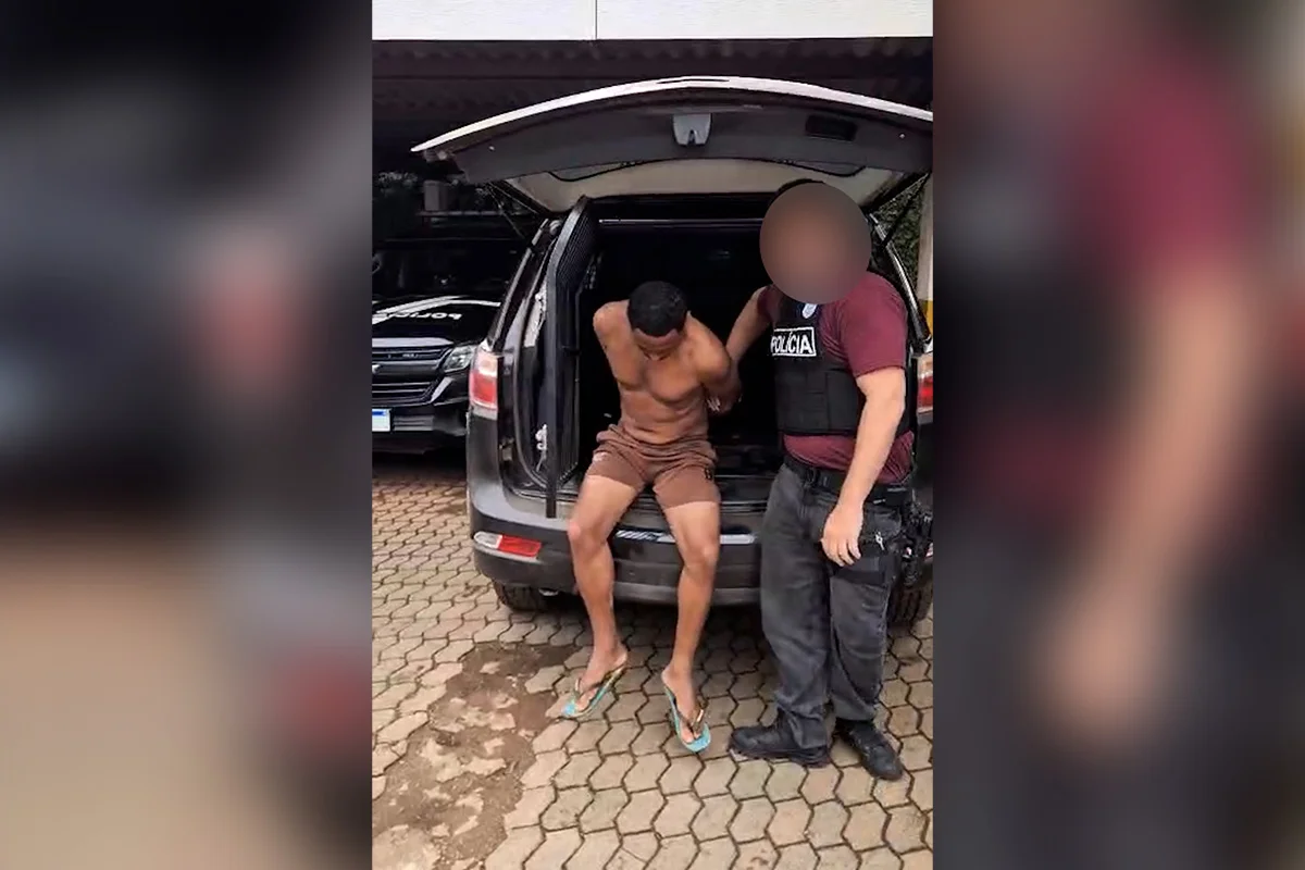 homem preso por tiro na ex na estrutural