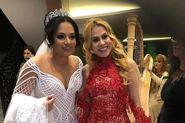 Com 300 convidados, filha de Joelma celebra casamento em São Paulo