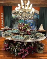 Mesa de doces do casamento de Cissa Geyer e Bruno Maia Mesa de doces do casamento de Cissa Geyer e Bruno Maia