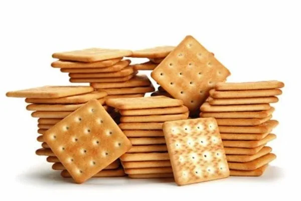 Imagem colorida de biscoito água e sal