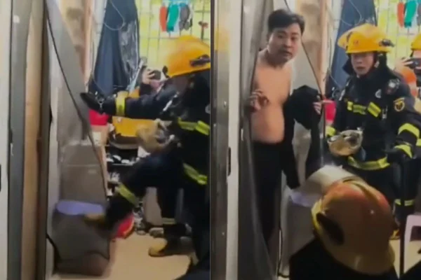 Bombeiros invadem casa após pedido de socorro e pegam casal no flagra