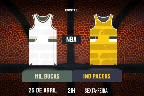 Palpite Milwaukee Bucks x Indiana Pacers - NBA playoffs jogo 3 - APOSTAS