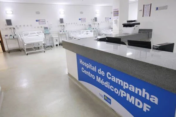 Hospital de campanha da PM