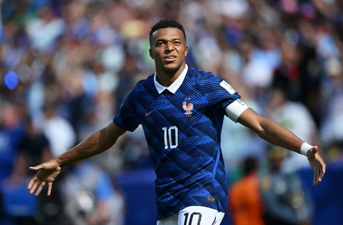 Kylian Mbappé pela seleção francesa na Copa do Mundo Kylian Mbappé pela seleção francesa na Copa do Mundo