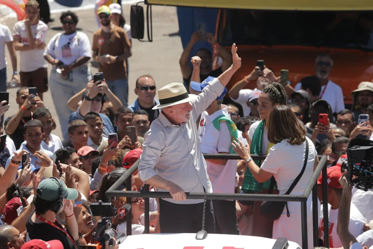 O presidente Luiz Inácio Lula da Silva (PT), em Ceilândia O presidente Luiz Inácio Lula da Silva (PT), em Ceilândia