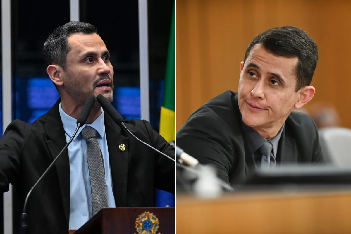 Montagem senador Cleitinho Azevedo e o deputado estadual Eduardo Azevedo Montagem senador Cleitinho Azevedo e o deputado estadual Eduardo Azevedo
