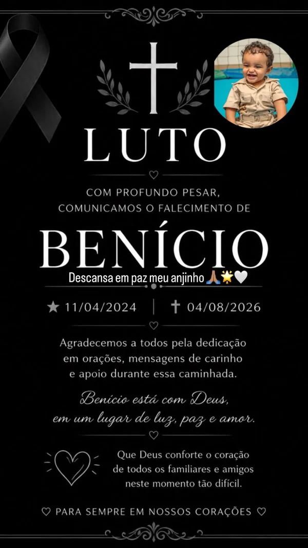 Filho de jogador do Ypiranga FC morre aos 2 anos após acidente - destaque galeria