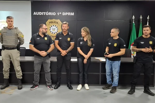 Imagem colorida, delegados da Polícia Civil do Rio Grande do Sul- Metrópoles