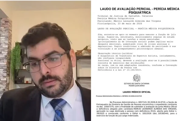imagem colorida advogado autista barrado tjsc