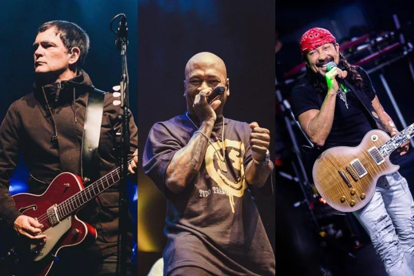 montagem com Skank, Turma do Pagode e Bell Marques - metrópoles