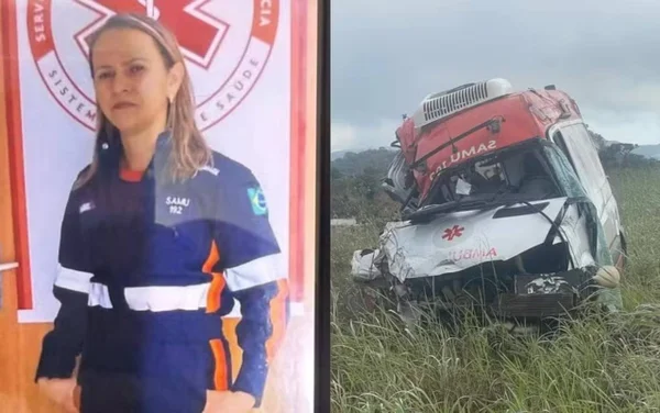 imagem colorida tecnica de enfermagem morre acidente ambulancia