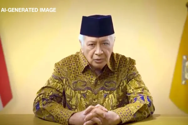 Imagem criada por IA do ditador morto Hadji Mohamed Suharto