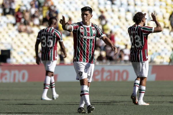 Imagem colorida de German Cano do Fluminense - Metrópoles