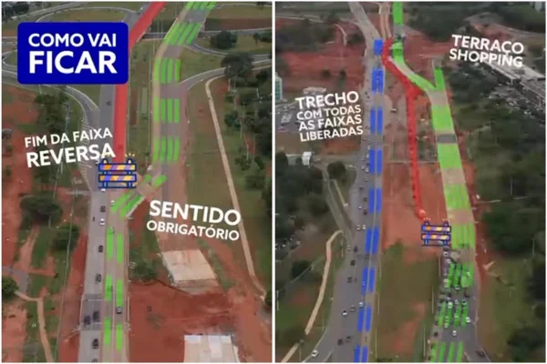 Epig tem novo esquema de trânsito com fim da faixa reversa