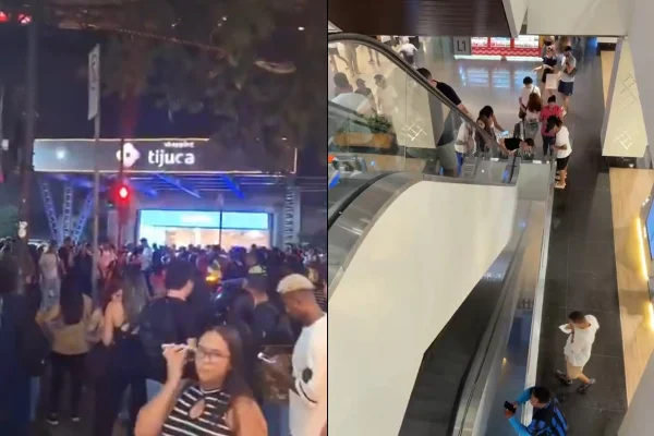 Incêndio atinge o Shopping Tijuca, no Rio de Janeiro
