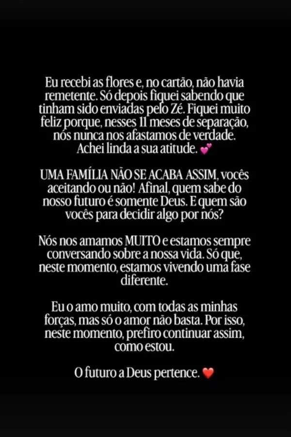 Ingra Soares ganha flores de Zé Vaqueiro: “O futuro a Deus pertence” - destaque galeria Ingra Soares ganha flores de Zé Vaqueiro: “O futuro a Deus pertence” - destaque galeria