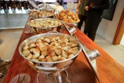 Buffet oferecido no espaço 