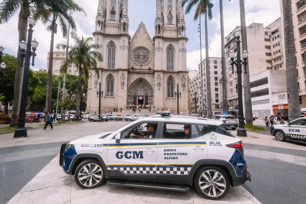 Viatura da GCM de SP, que terá insenção em compra de armas - Metrópoles
