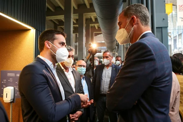 Eduardo Leite e o rei da Espanha, Felipe VI