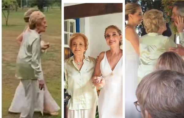 A atriz Glória Menezes casou a filha, Maria Amália, na sua fazenda em Porto Feliz, no interior de SP