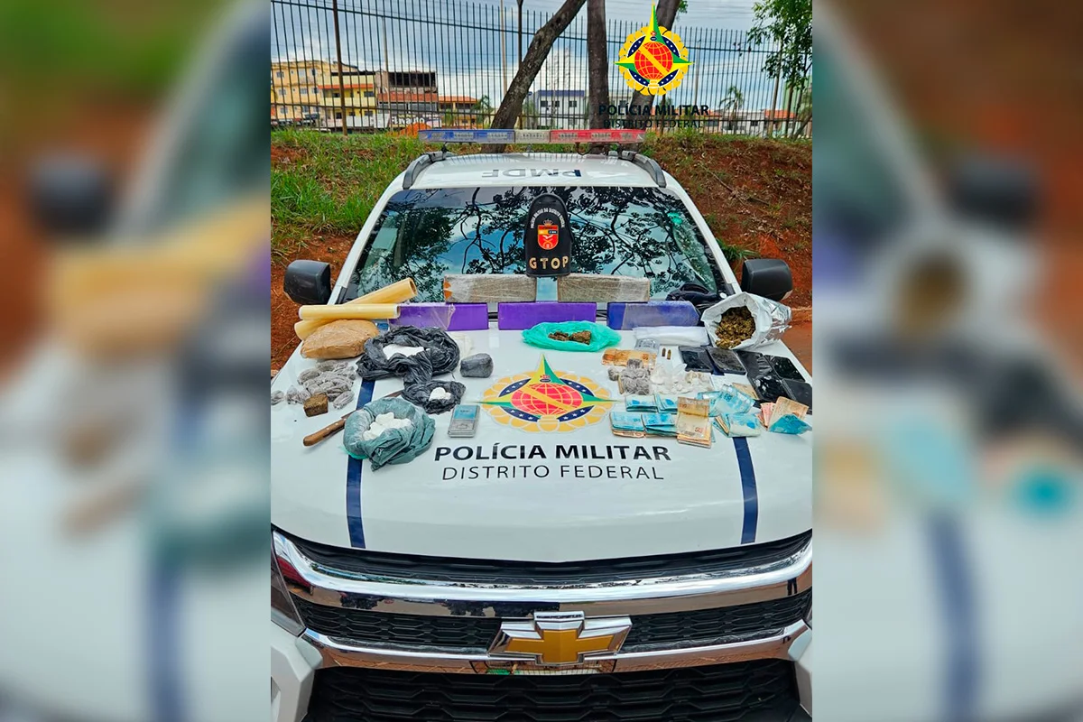Five Skunks Cubano é preso no DF com maconha, skunk, cocaína e munição restrita