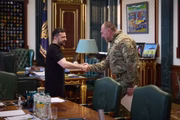 Volodymyr Zelensky e Vasyl Maliuk, Chefe do Serviço de Segurança da Ucrânia
