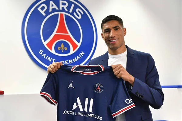 Achraf Hakimi no Paris Saint-Germain