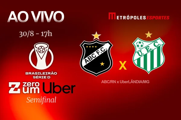 Série D ZeroUm: Metrópoles transmite ABC-RN x UberLÂNDIA-MG ao vivo
