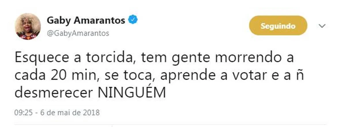 Gaby Amarantos discute com fãs de Kaysar em defesa de Gleici e Wagner - imagem 8 Gaby Amarantos discute com fãs de Kaysar em defesa de Gleici e Wagner - imagem 8