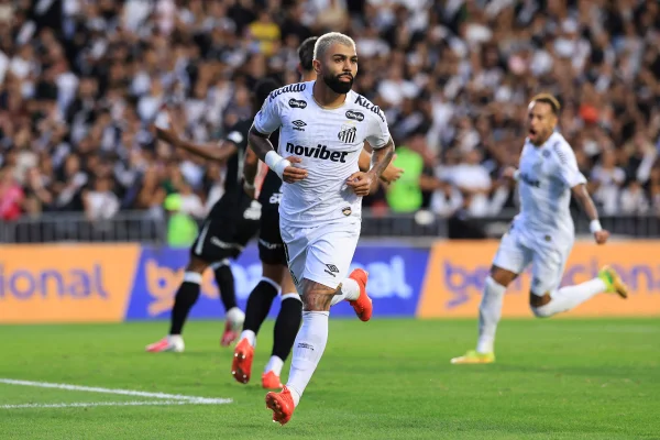 Foto colorida de gabigol x vasco - metrópoles