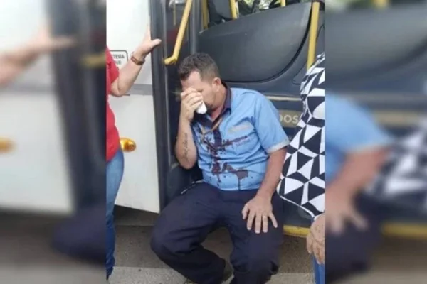 Motorista agredido - Metrópoles