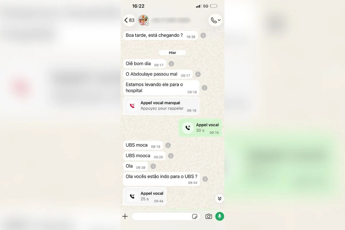 “Passou mal”: mensagens mostram como creche avisou pai de bebê morto - imagem 1 “Passou mal”: mensagens mostram como creche avisou pai de bebê morto - imagem 1