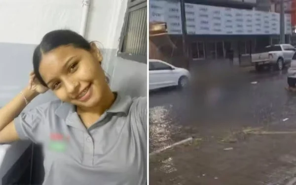 imagem colorida adolescente morre choque chuva goiania