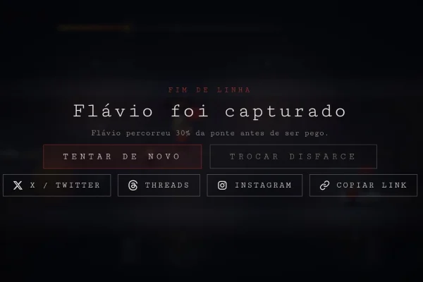 Jogo “Cadê Flávio?” ironiza fuga do senador aos EUA após derrota eleitoral
