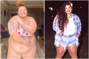 Antes e depois de Aila Menezes