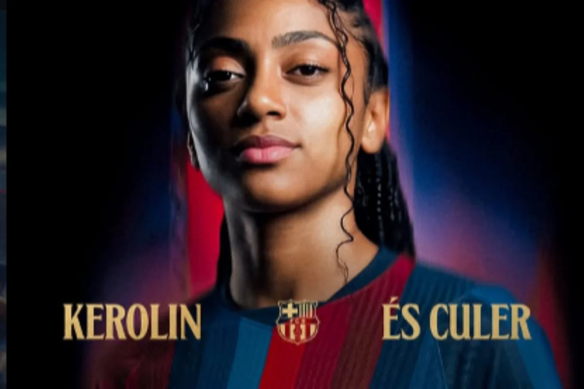 “Sonho que vira realidade”, diz Kerolin em apresentação no Barcelona - imagem 1 “Sonho que vira realidade”, diz Kerolin em apresentação no Barcelona - imagem 1