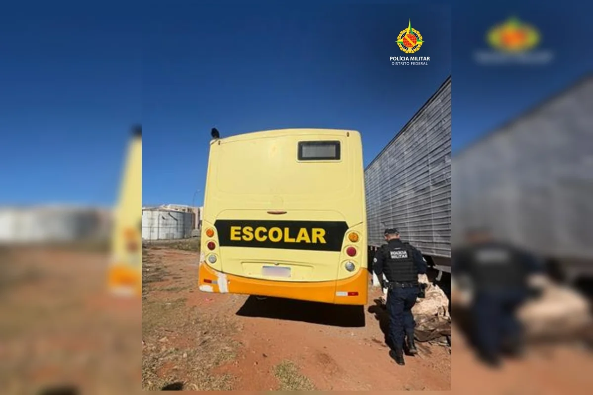 Ônibus foi furtado em Valparaíso (GO) Ônibus foi furtado em Valparaíso (GO)