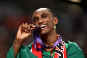 Alison dos Santos foi prata nos 400m com barreiras do Mundial de Atletismo. Alison dos Santos foi prata nos 400m com barreiras do Mundial de Atletismo.
