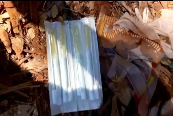 Coletores de testes para coronavírus são encontrados em lixo doméstico
