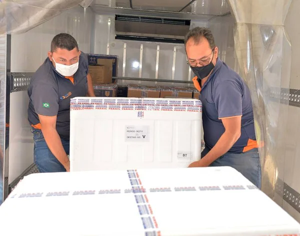 goias recebe nova remessa de vacinas