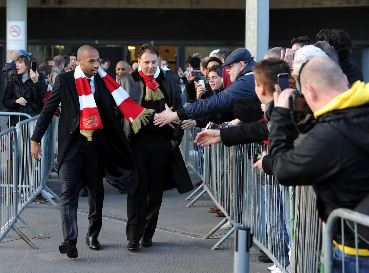 Thierry Henry e Darren Dein Thierry Henry e Darren Dein