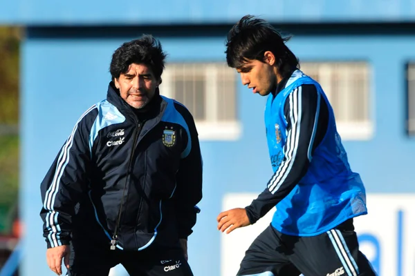 Maradona e Aguero