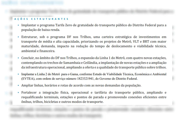 Novas estações e linhas: veja propostas dos candidatos ao GDF para o Metrô - destaque galeria