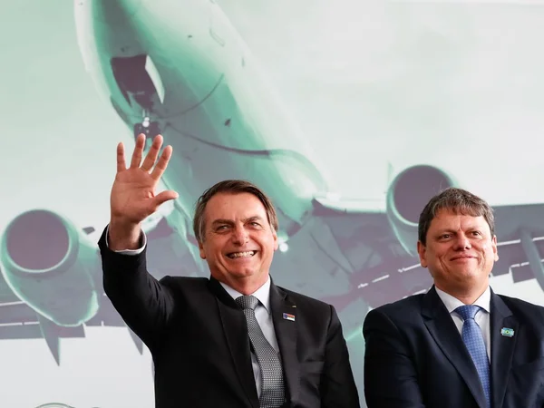 Jair Bolsonaro e Tarcísio de Freitas