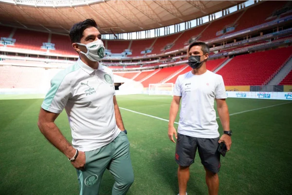 Abel Ferreira e Diego Ribas