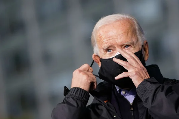 Joe Biden durante campanha eleitoral nos EUA 2020