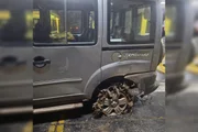 Carro fazia zigue-zague perto do túnel Rei Pelé Carro fazia zigue-zague perto do túnel Rei Pelé