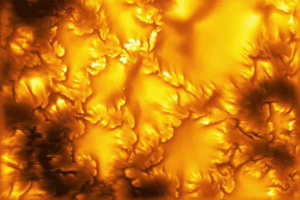 Imagem com a maior resolução já obtida da superfície visível do Sol revela faixas muito finas e contornos deformados em regiões magnéticas, associados à formação dos chamados “redemoinhos” solares. Metrópoles
