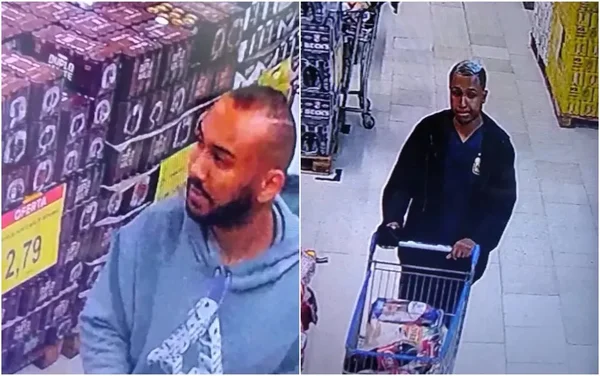 imagens coloridas mostram homens que participaram de assalto no hipermercado carrefour, em goiânia - metrópoles